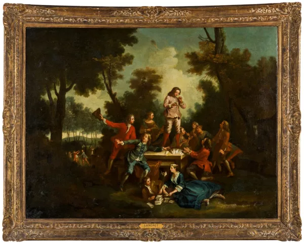 Nicolas Lancret — D’après Nicolas Lancret — Scènes d'extérieur, le Feu et l'Air,