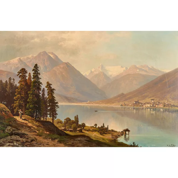 Theodor Nocken — Bergseelandschaft.