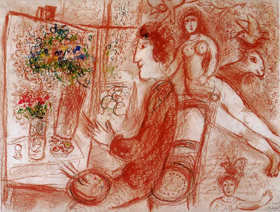 Marc Chagall — L'Atelier, ca. 1960