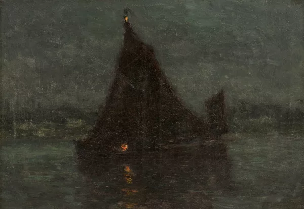 Isidore Verheyden — Bateau dans la nuit