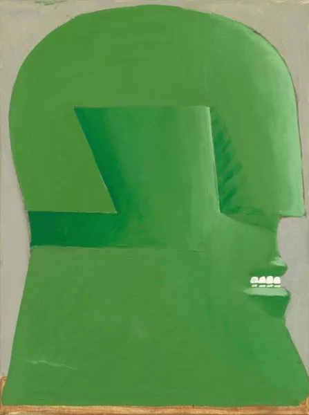 Horst Antes — Grüner Kopf