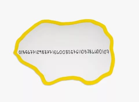 Michelangelo Pistoletto — Frattali (giallo)