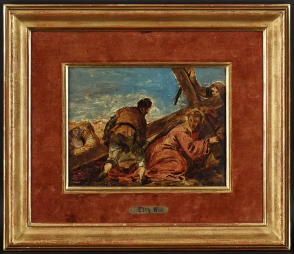 William Etty — Attribué à William Etty — Le chemin de croix,