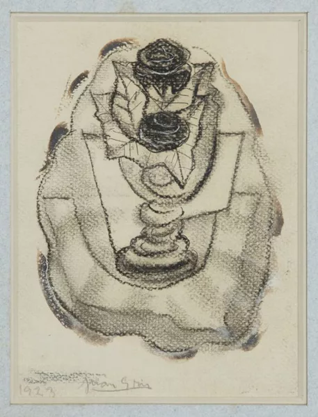 Juan Gris — Nature morte au vase de fleurs
