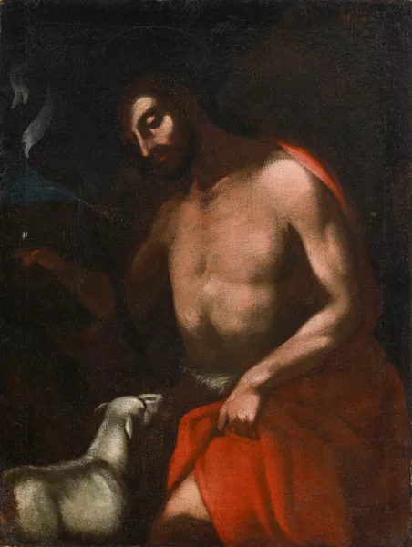 Guido Reni — École de Guido Reni — Saint-Jean Baptiste,