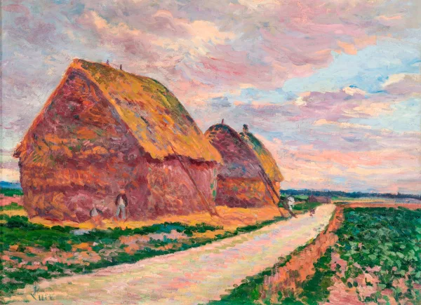 Maximilien Luce — "Les Meules, Ile-de-France"