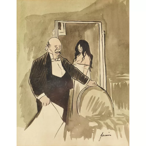 Jean-Louis Forain — "Intérieur".