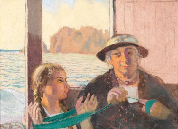 Maurice Denis — "L′écheveau de laine verte".