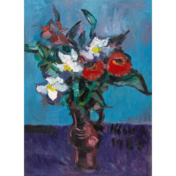 Gernot Kissel — Nature morte aux fleurs