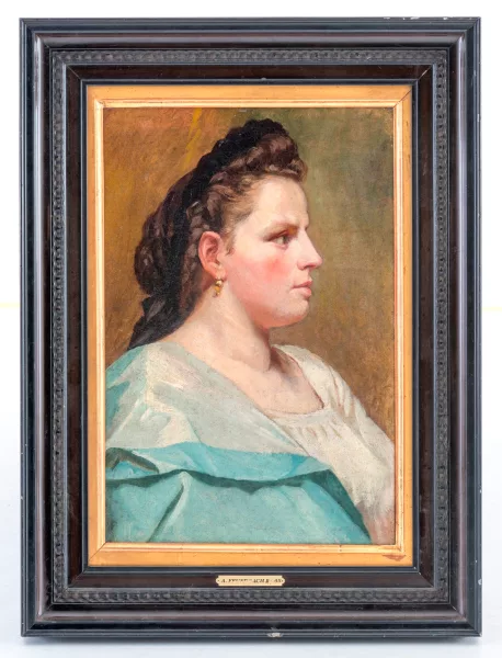 Anselm Feuerbach — Attribué à Anselm Feuerbach — Portrait de femme