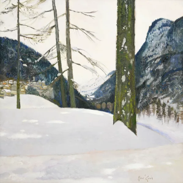 René Genis — Paysage enneigé