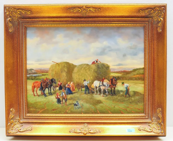 Adolf Lohmann — Heuernte