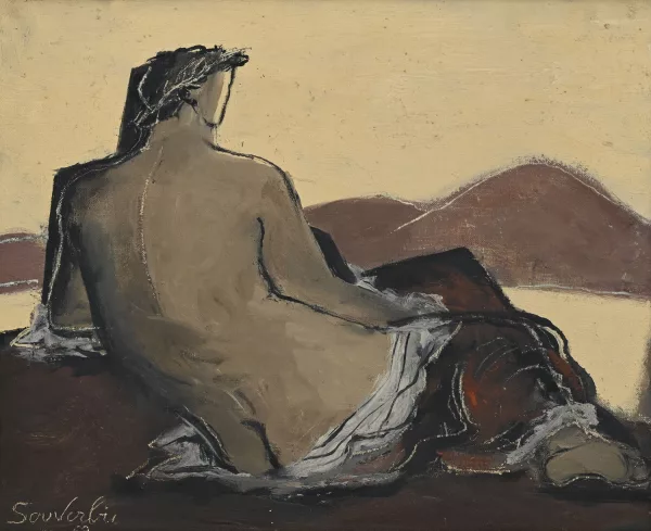 Jean Souverbie — "Figure devant la mer"