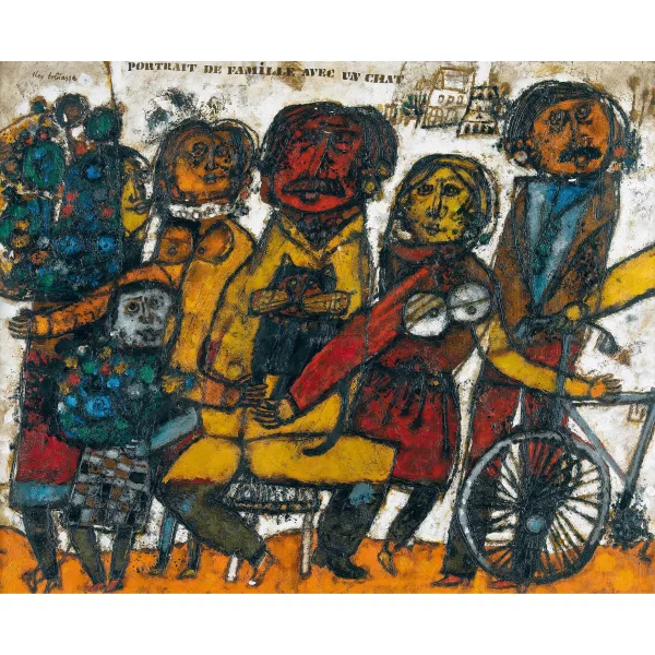 Théo Tobiasse — "Portrait de famille avec un chat".