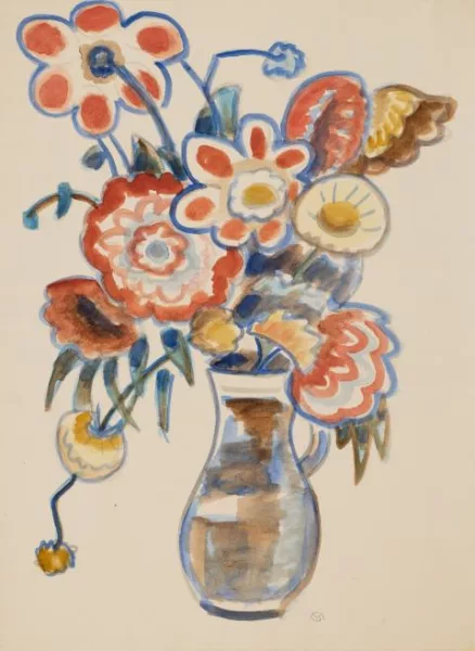 Gabriele Münter — Natura morta con fiori