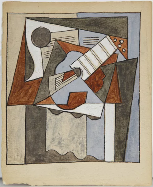 Pablo Picasso — Homme à la guitare