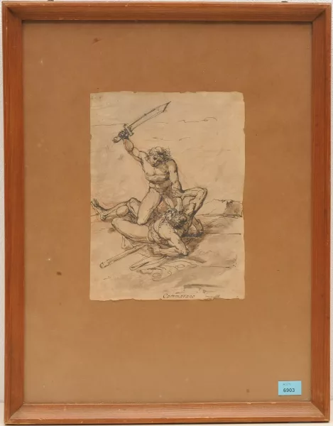 Giuseppe Cammarano — Mythologische Kampfszene