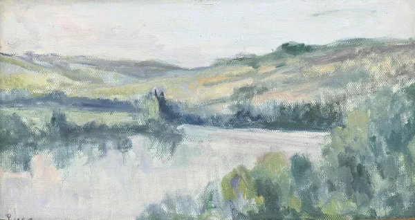 Maximilien Luce — La Seine et les hauteurs de Rolleboise