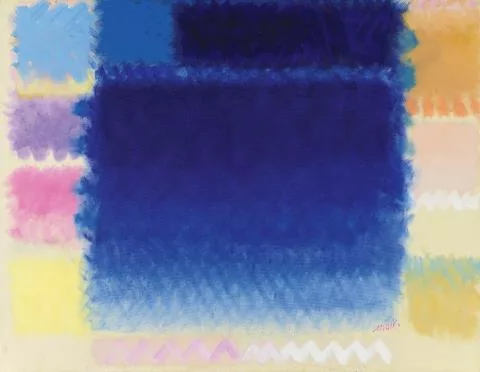 Heinz Mack — Großes blaues Feld