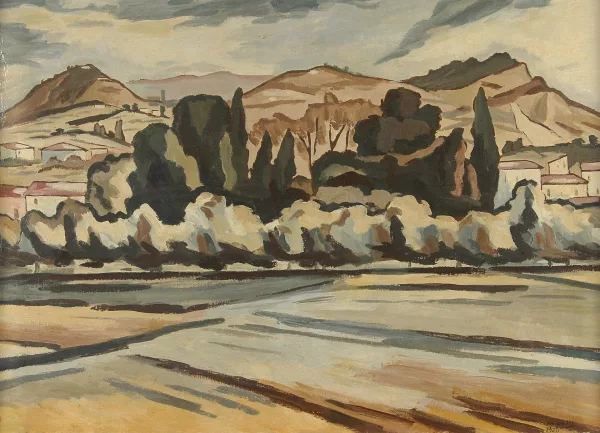 Alberto Magnelli — Paesaggio toscano, 1920