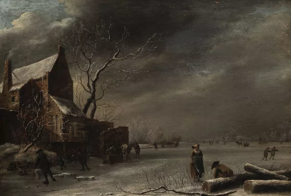 Johannes Janson — Paysage hivernal