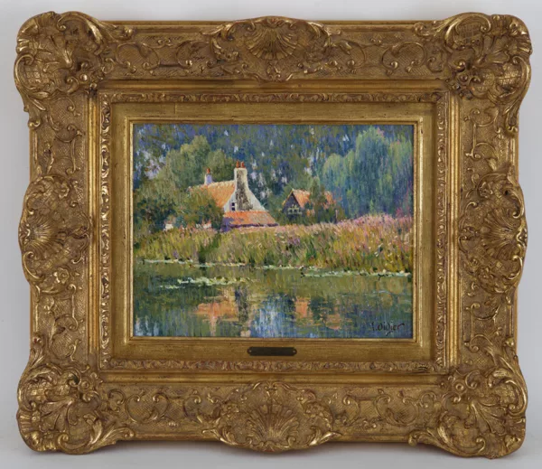 Luc Didier — Maison au bord de la Grande Meer, Audomarois