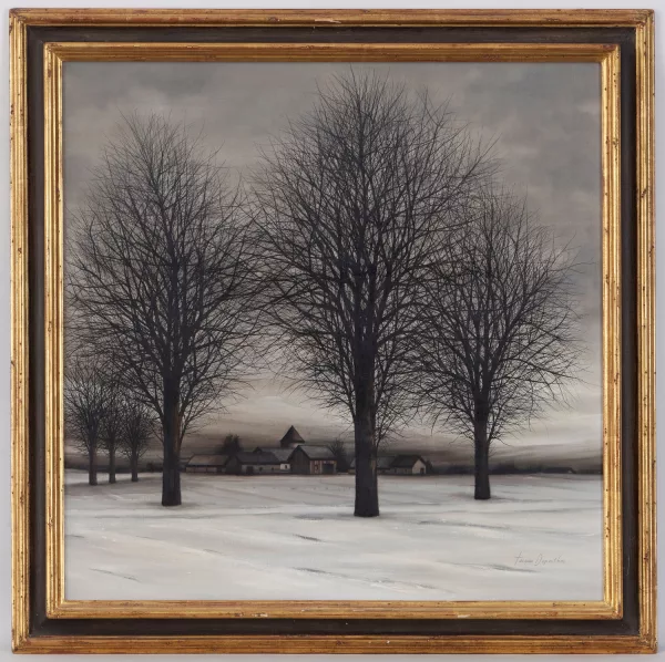 Jacques Deperthes — L'hiver à Peissy