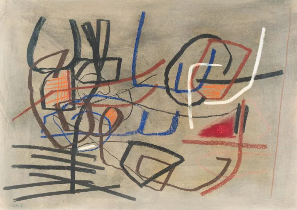 Fritz Winter — Heiteres Linienspiel