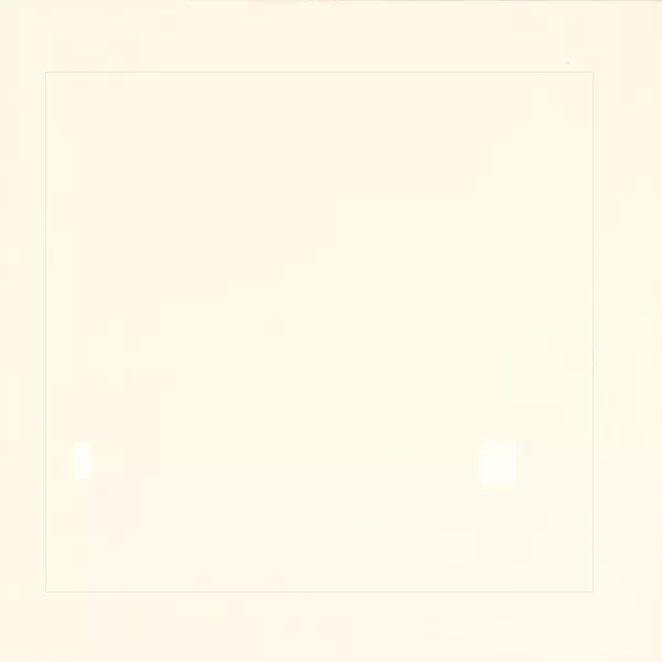 Antonio Calderara — Attrazione quadrata bianca nel rosa, 1965