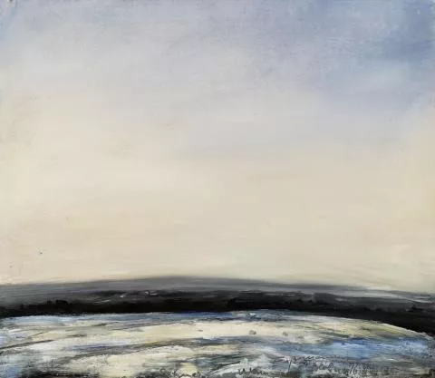 Klaus Fußmann — Schnee, Wannsee