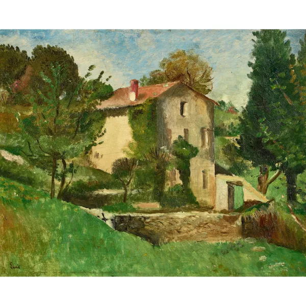 Maximilien Luce — "La 'Caboulot' à Bonnard".