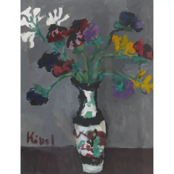 Gernot Kissel — "Strauss in chinesischer Vase".