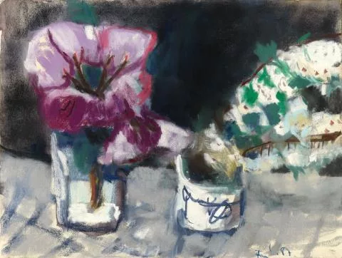 Klaus Fußmann — Ohne Titel (Rhododendron)