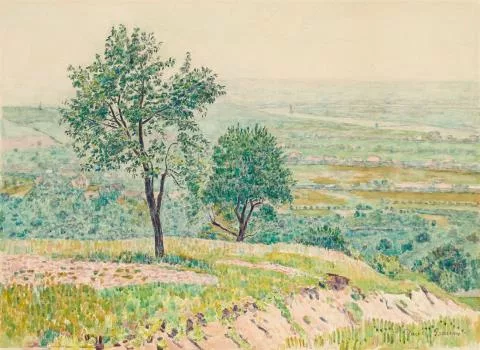 Paul Baum — Blick in die Ebene bei Kamaik (Böhmen)