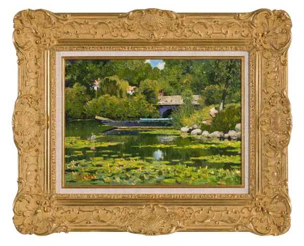 Luc Didier — "Nénuphars à Saint-Simeux (Charentes)"