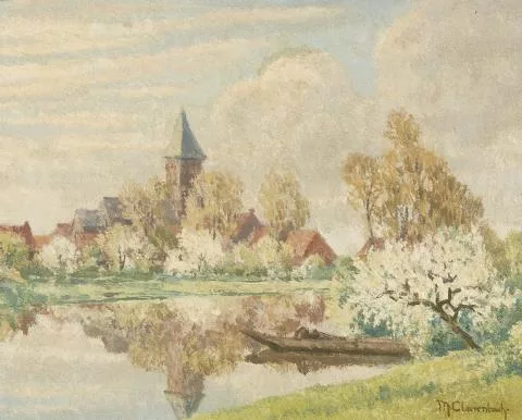 Max Clarenbach — Frühling in Wittlaer