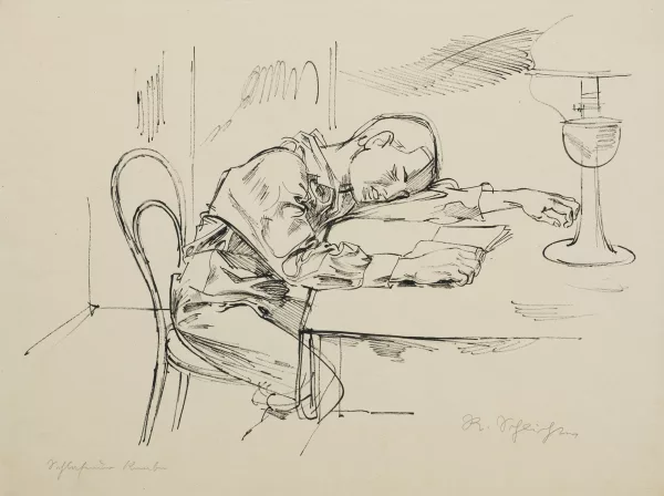 Rudolf Schlichter — Le dormeur,