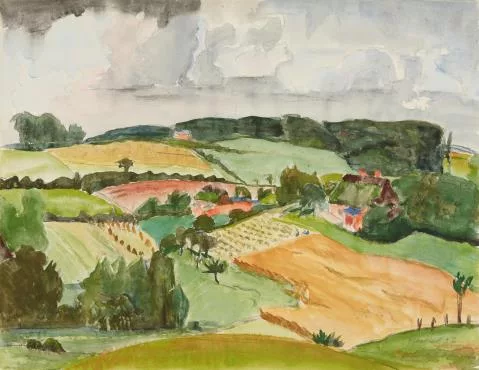 Erich Heckel — Landschaft in Angeln