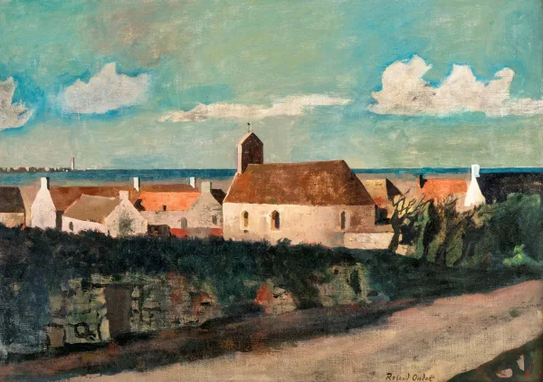 Roland Oudot — Village à Sallenelle,