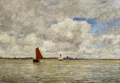 Max Clarenbach — Holländische Küstenlandschaft