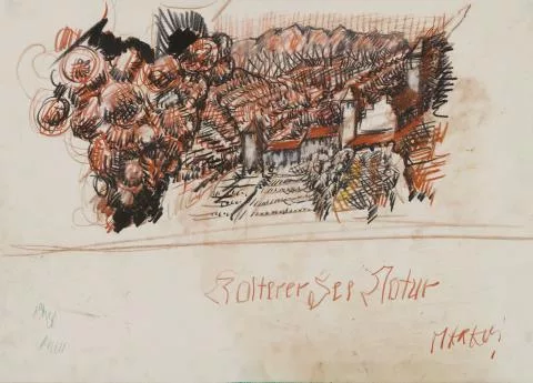 Markus Lüpertz — Kalterer See Natur (dithyrambisch)