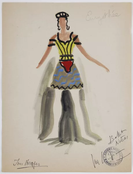 Yves Brayer — Costume pour Eurysthée