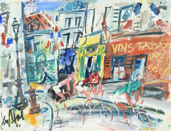 Eugène Paul — Les Cyclistes