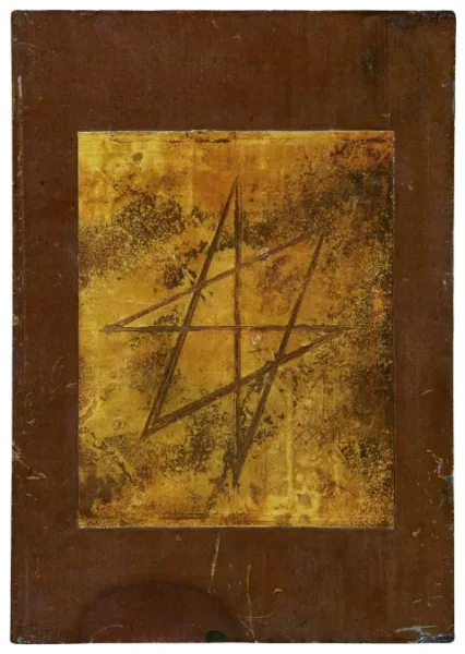 Hermann Glöckner — Sechszackiger Stern in Gold