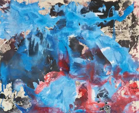 Fred Thieler — Im kristallinen Blau