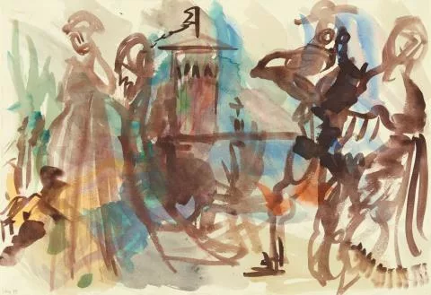 Per Kirkeby — Ohne Titel (Læsø)