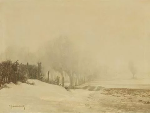 Max Clarenbach — Schnee und Nebel