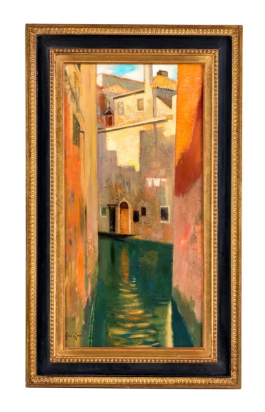 René Genis — La porte sur l'eau, Venise,