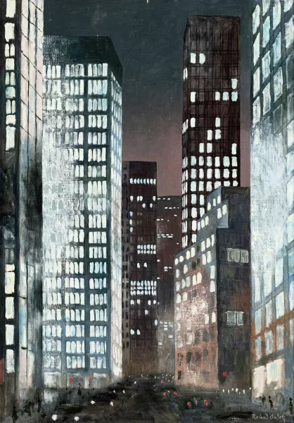 Roland Oudot — New York. Park Avenue, 1974