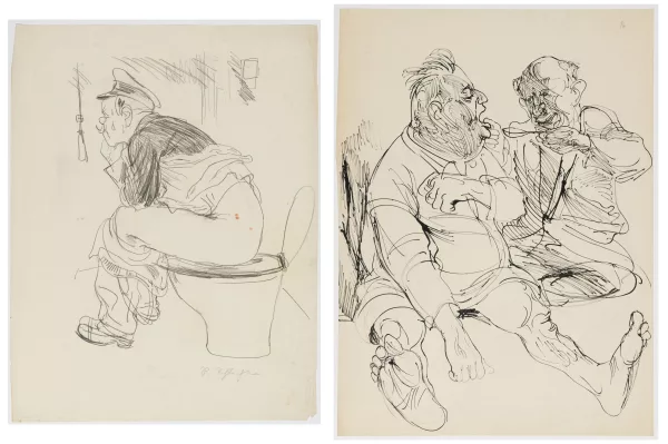 Rudolf Schlichter — La becquée